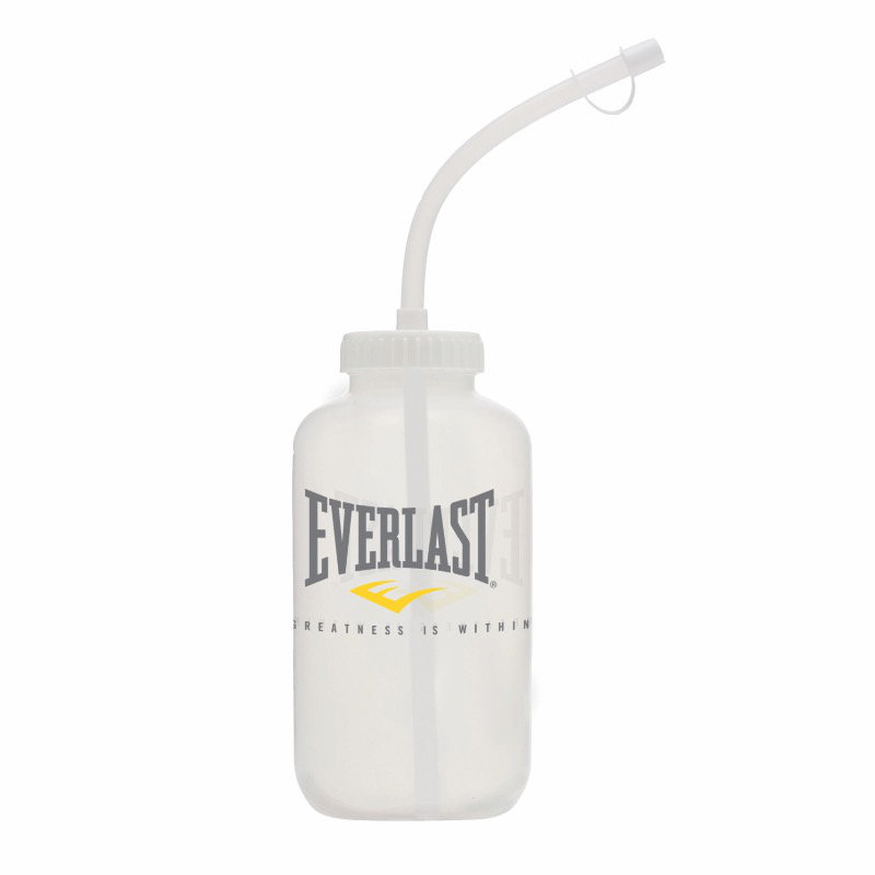 Transparent vandflaske med sprøjtetud fra Everlast